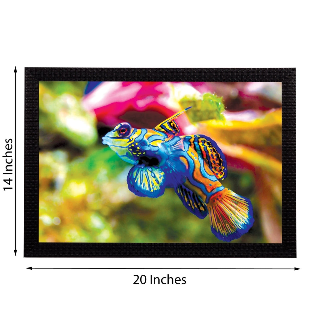 Fish Satin Matt Texture UV Art Painting Kafalo