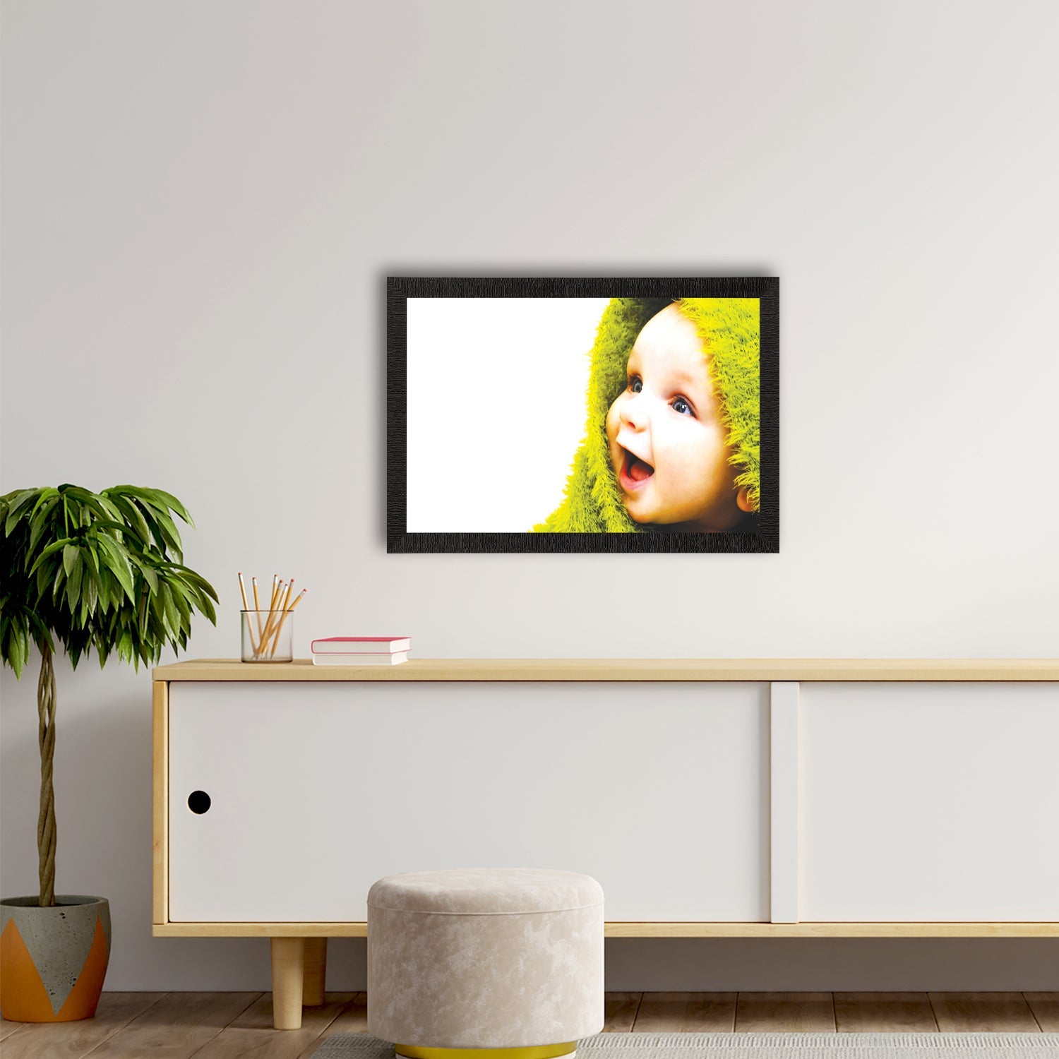 Laughing Baby Satin Matt Texture UV Art Painting Kafalo