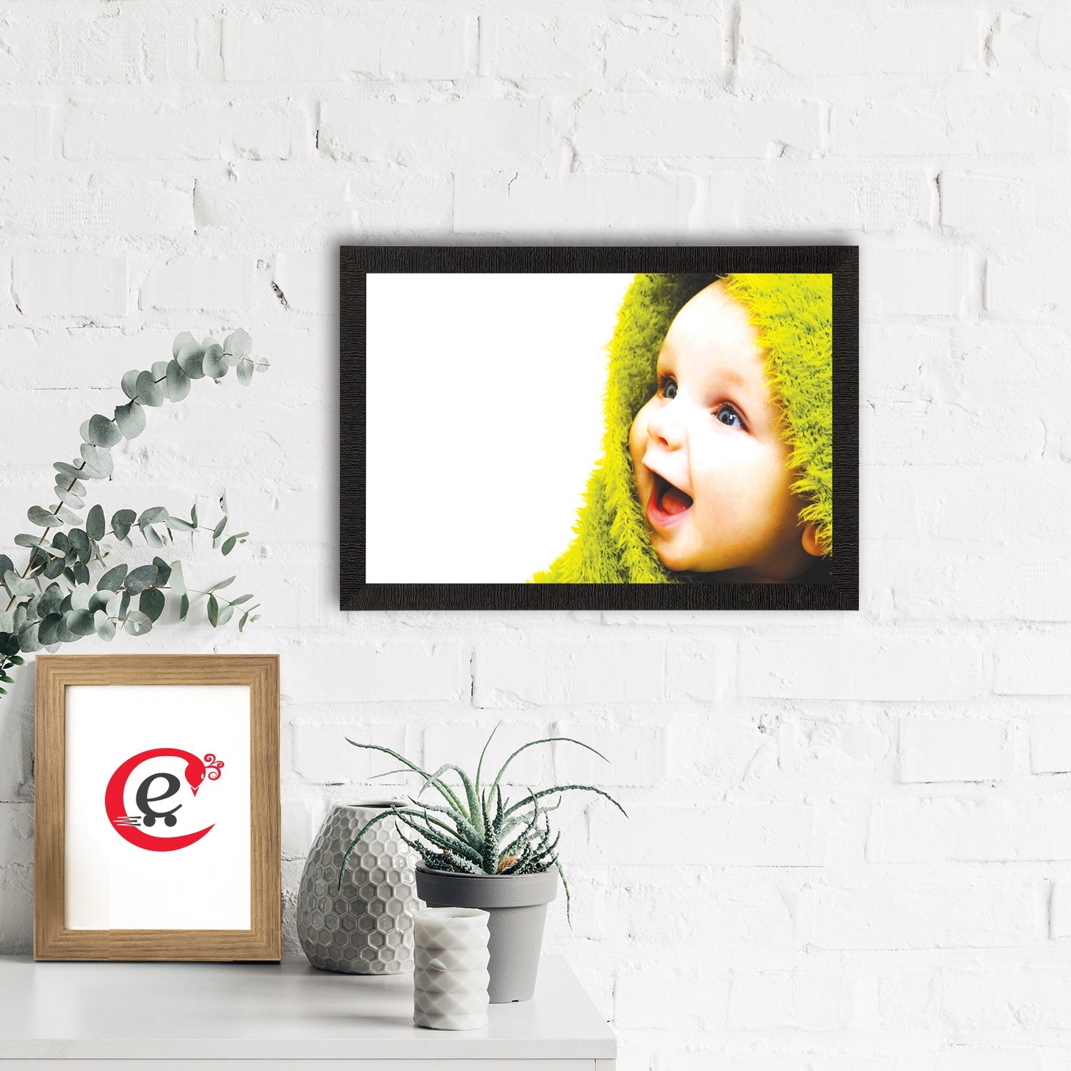 Laughing Baby Satin Matt Texture UV Art Painting Kafalo