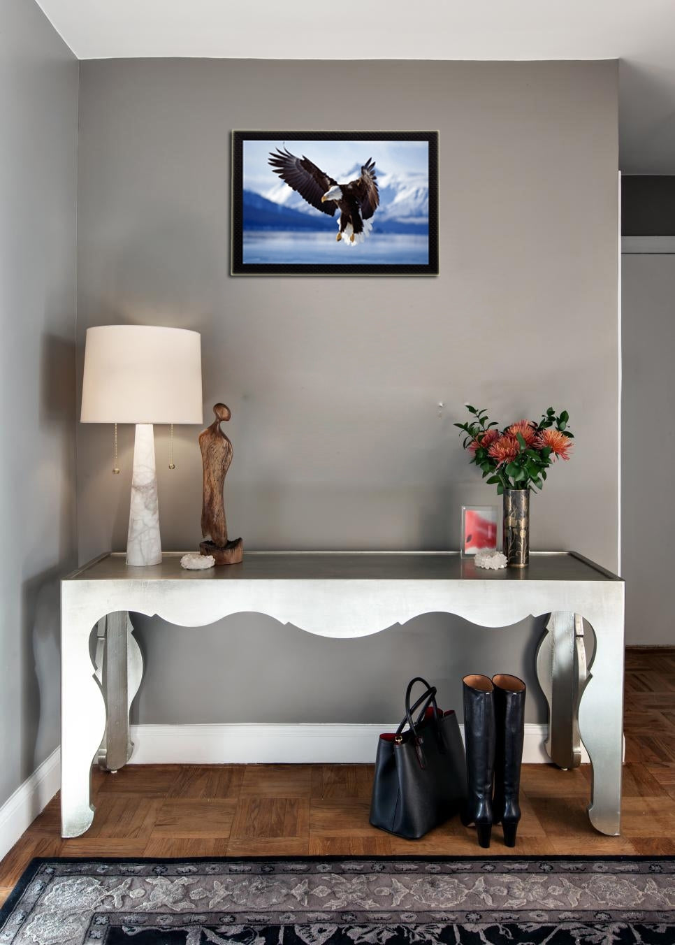 Eagle Satin Matt Texture UV Art Painting Kafalo
