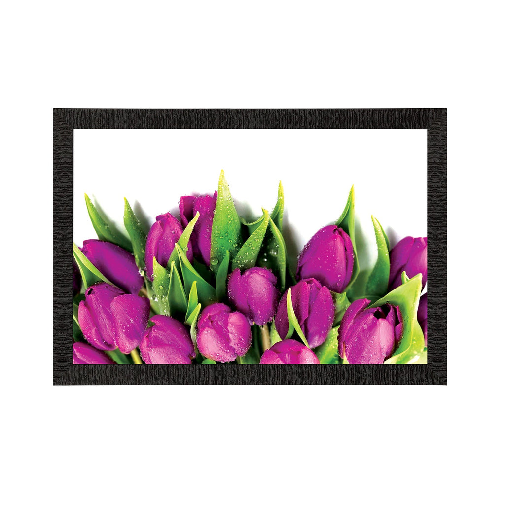 Pink Lillies Satin Matt Texture UV Art Painting Kafalo