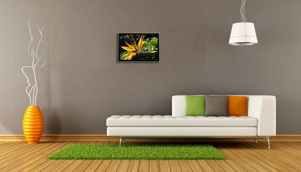 Yellow Flower Satin Matt Texture UV Art Painting Kafalo