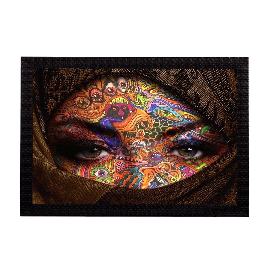 Eyes Says Lot Satin Matt Texture UV Art Painting Kafalo