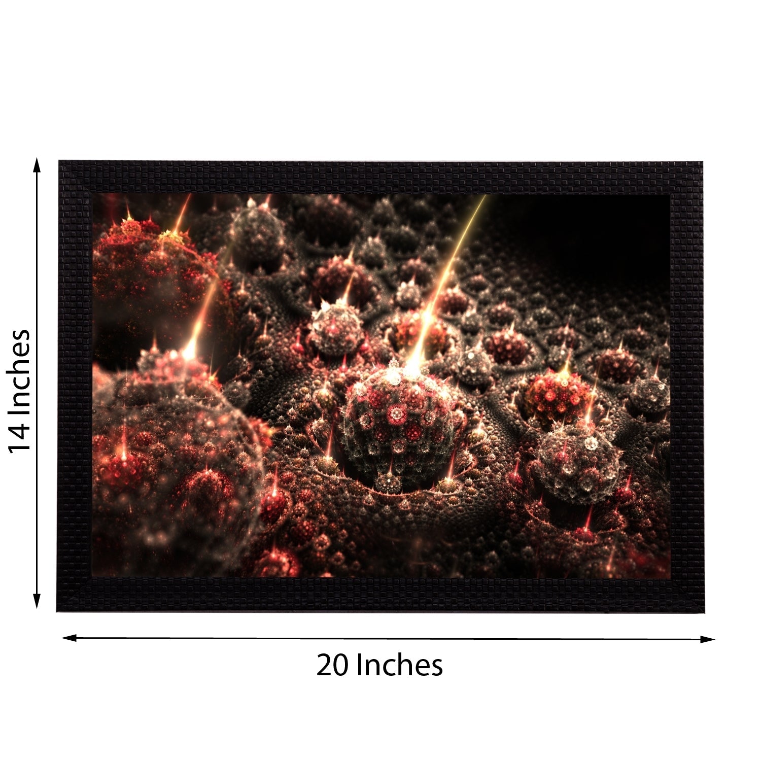 Abstract Satin Matt Texture UV Art Painting Kafalo