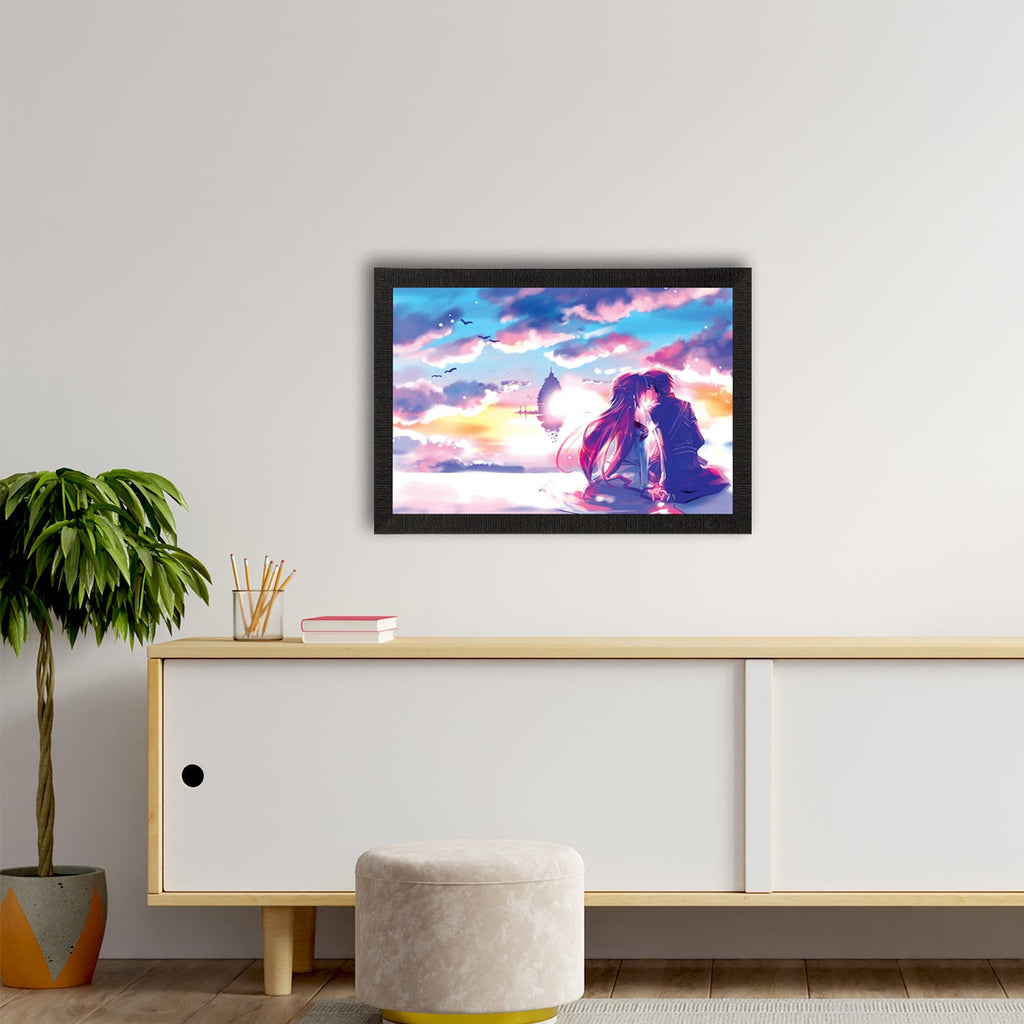 Love Is In The Air Satin Matt Texture UV Art Painting Kafalo