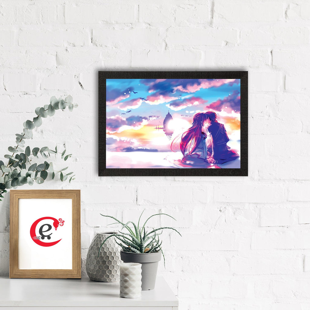 Love Is In The Air Satin Matt Texture UV Art Painting Kafalo