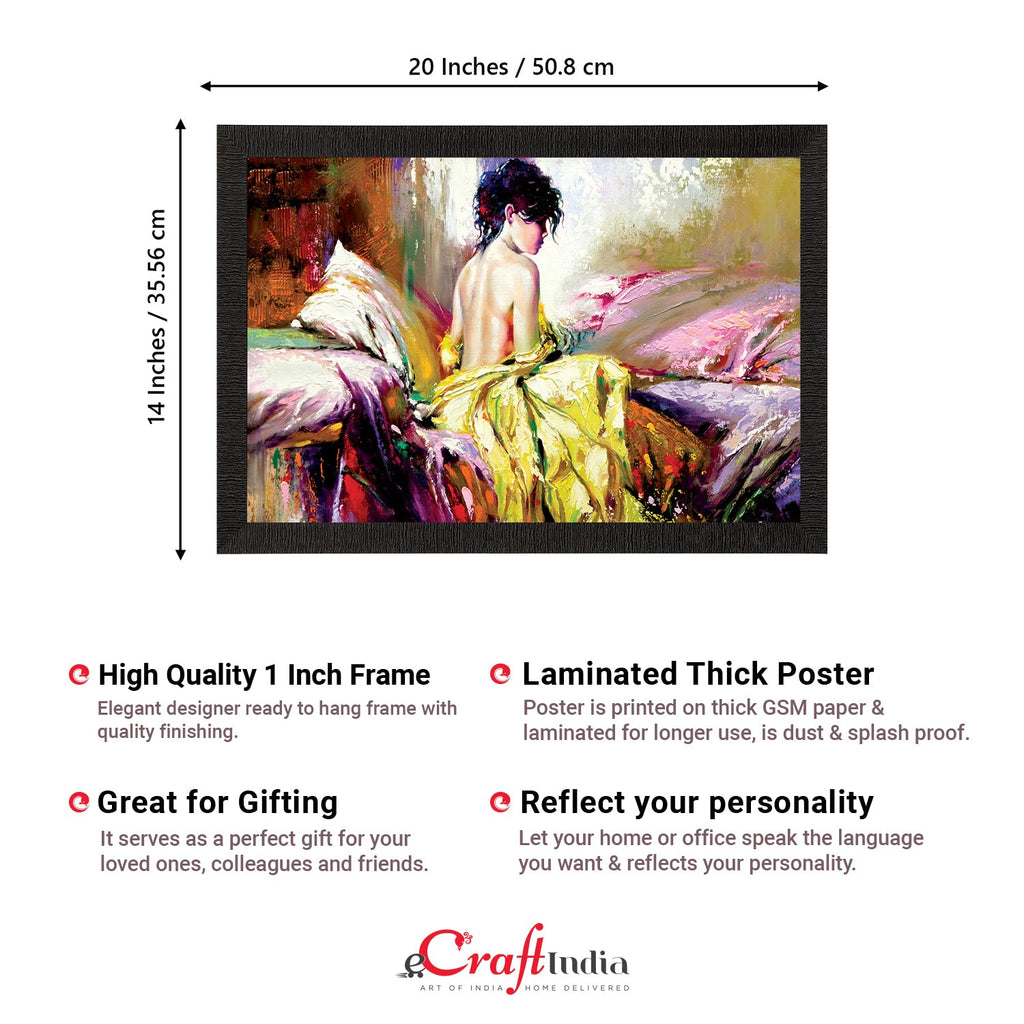 Beautiful Lady Satin Matt Texture UV Art Painting Kafalo