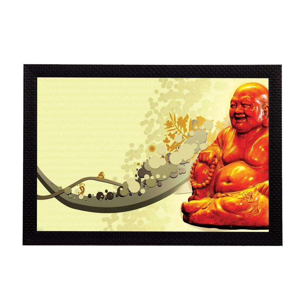 Laughing Buddha Satin Matt Texture UV Art Painting Kafalo