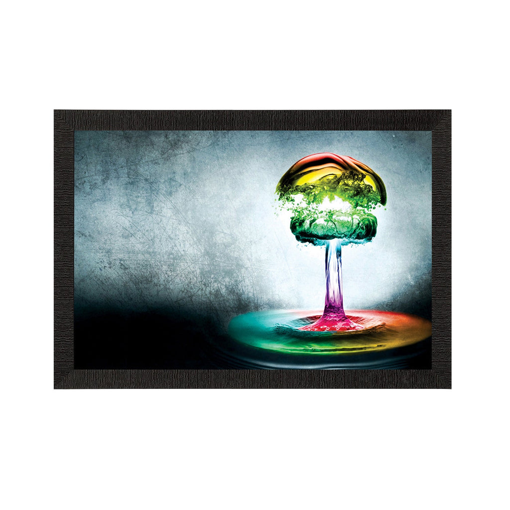 Neon Colorful Abstract Satin Matt Texture UV Art Painting Kafalo