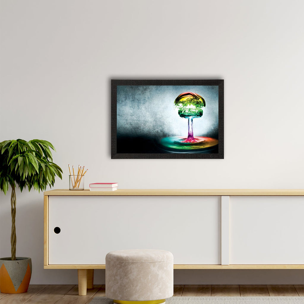 Neon Colorful Abstract Satin Matt Texture UV Art Painting Kafalo