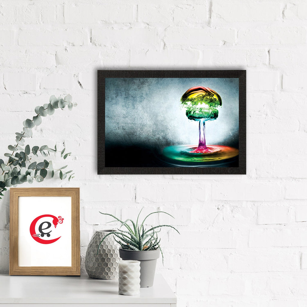 Neon Colorful Abstract Satin Matt Texture UV Art Painting Kafalo