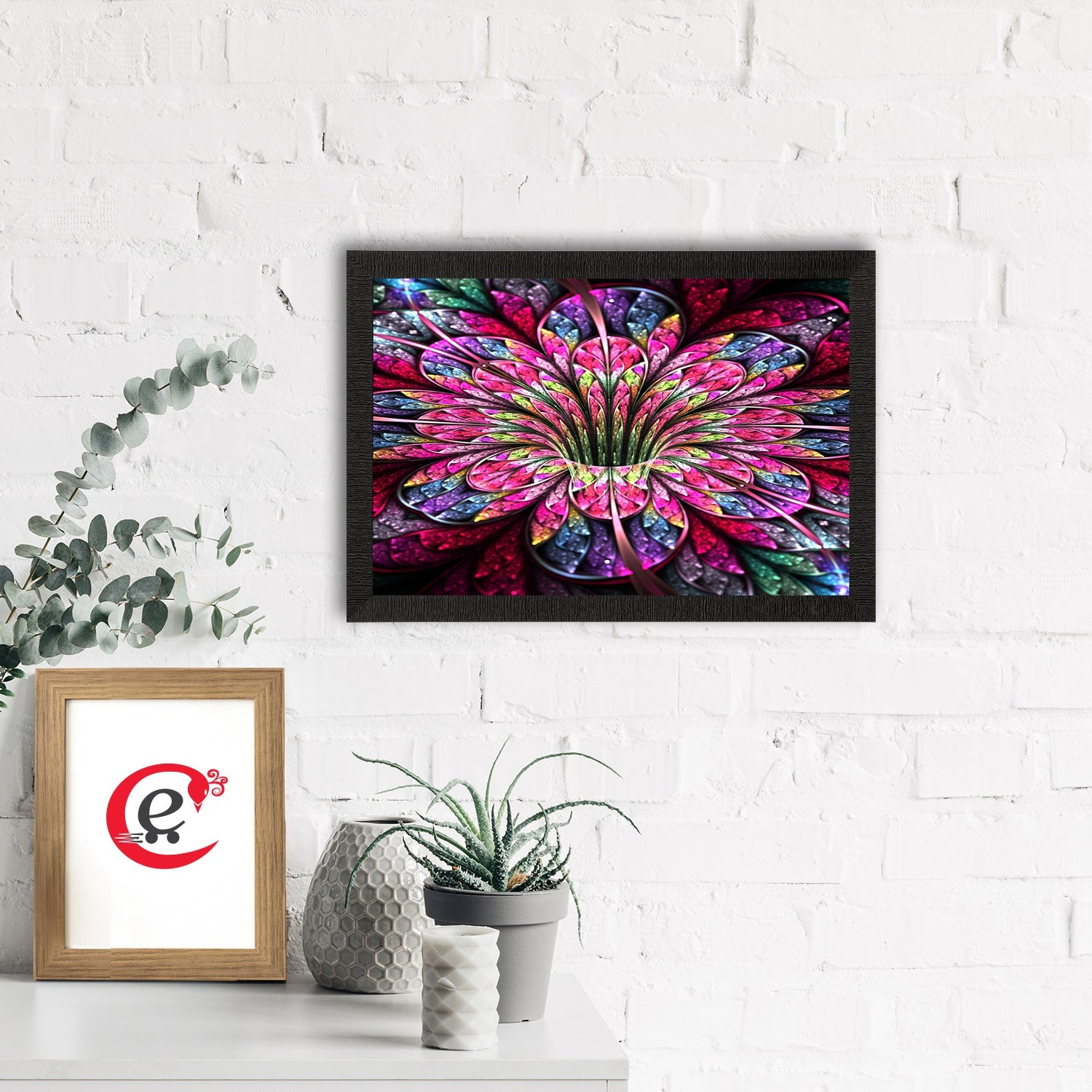 Flower Satin Matt Texture UV Art Painting Kafalo