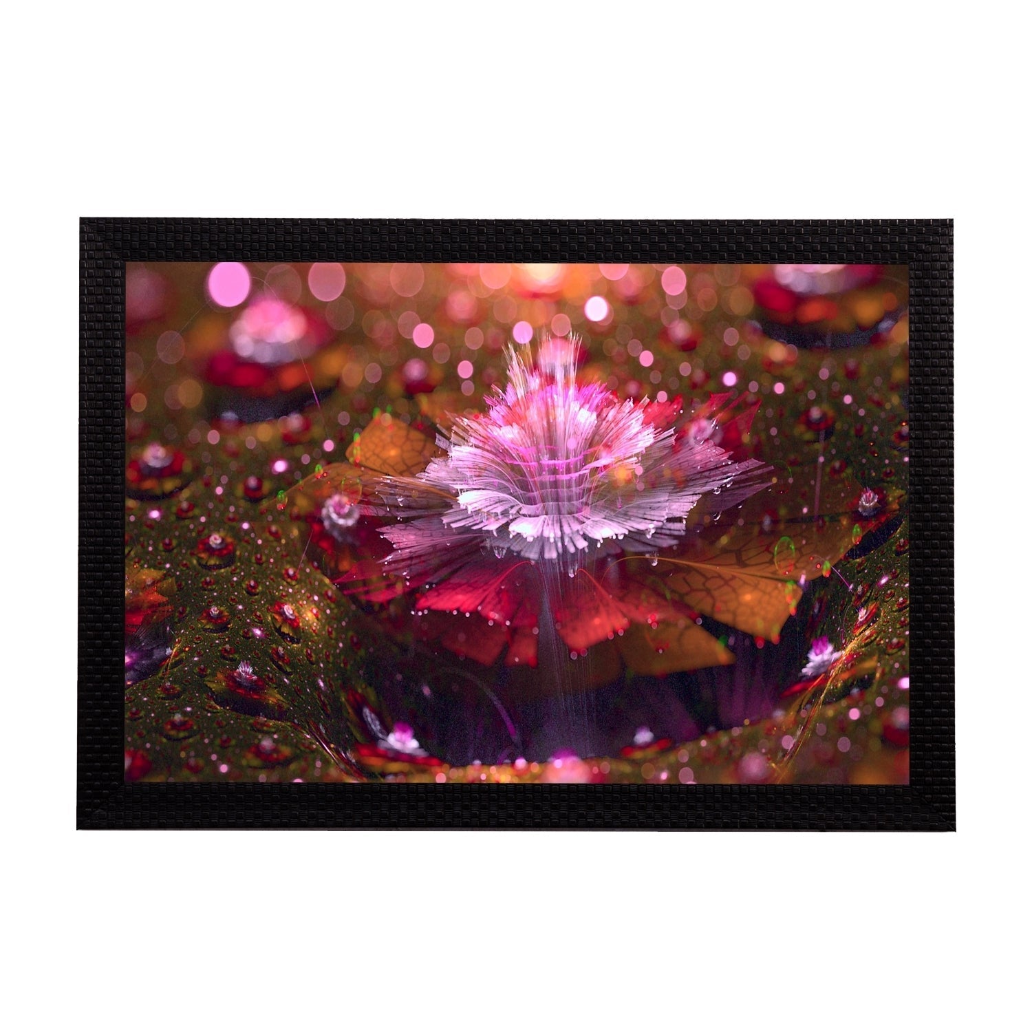 Glowing Abstract Satin Matt Texture UV Art Painting Kafalo