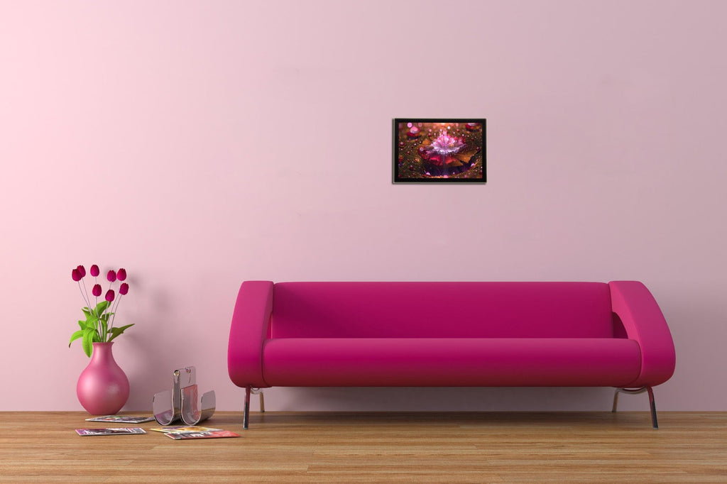Glowing Abstract Satin Matt Texture UV Art Painting Kafalo