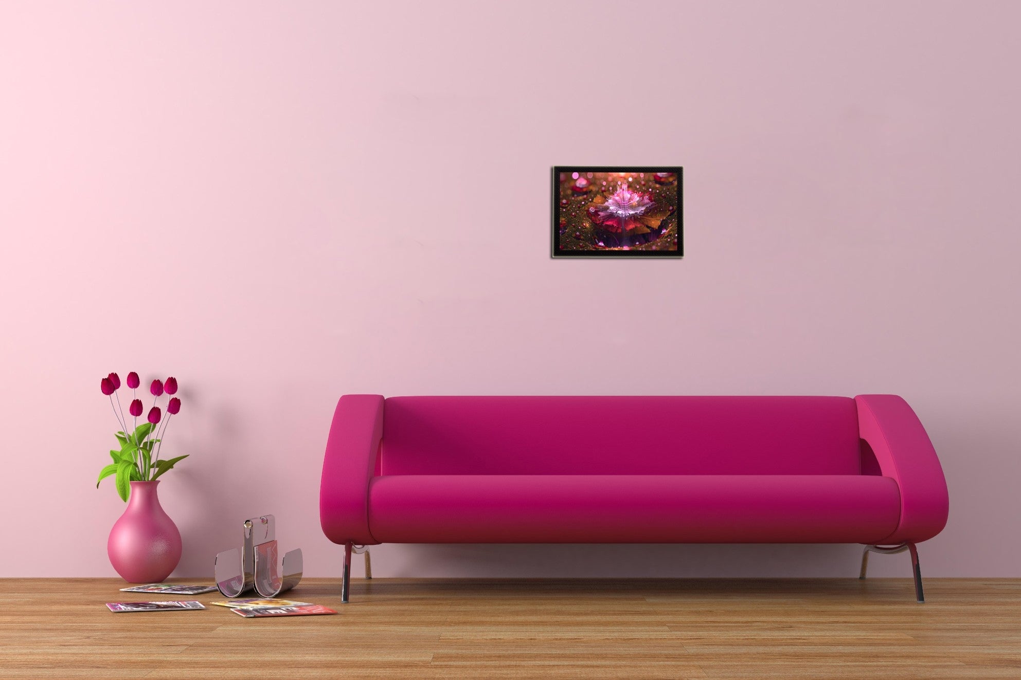 Glowing Abstract Satin Matt Texture UV Art Painting Kafalo