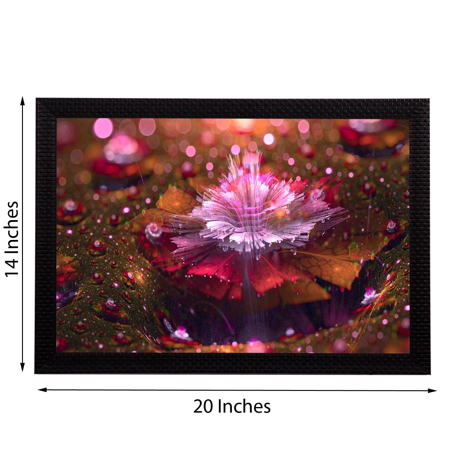 Glowing Abstract Satin Matt Texture UV Art Painting Kafalo