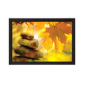 Maple Leaves Satin Matt Texture UV Art Painting Kafalo