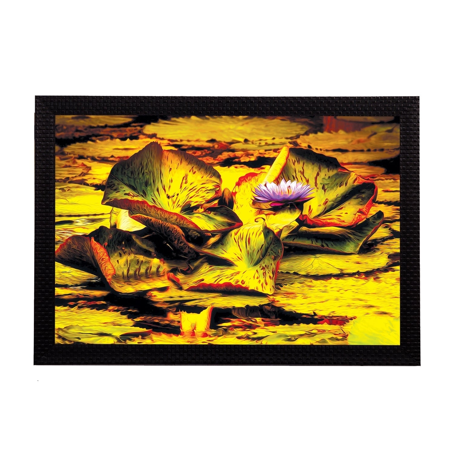 Dry Leaves Satin Matt Texture UV Art Painting Kafalo