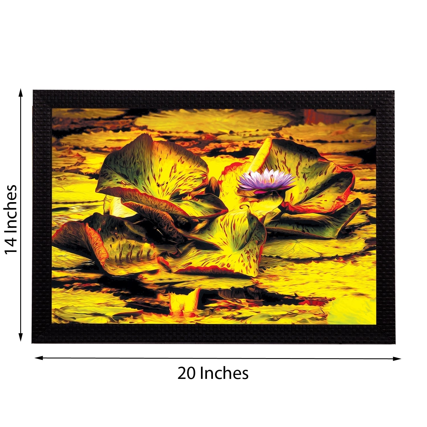 Dry Leaves Satin Matt Texture UV Art Painting Kafalo