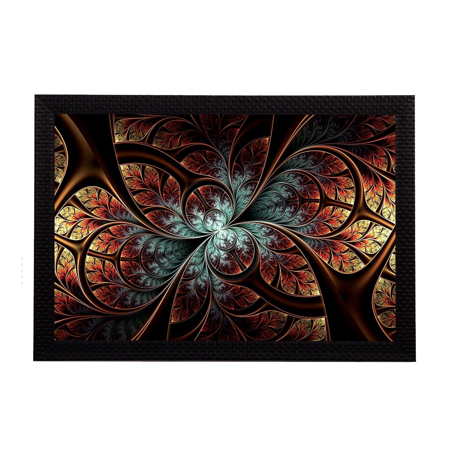Abstract Brown Satin Matt Texture UV Art Painting Kafalo