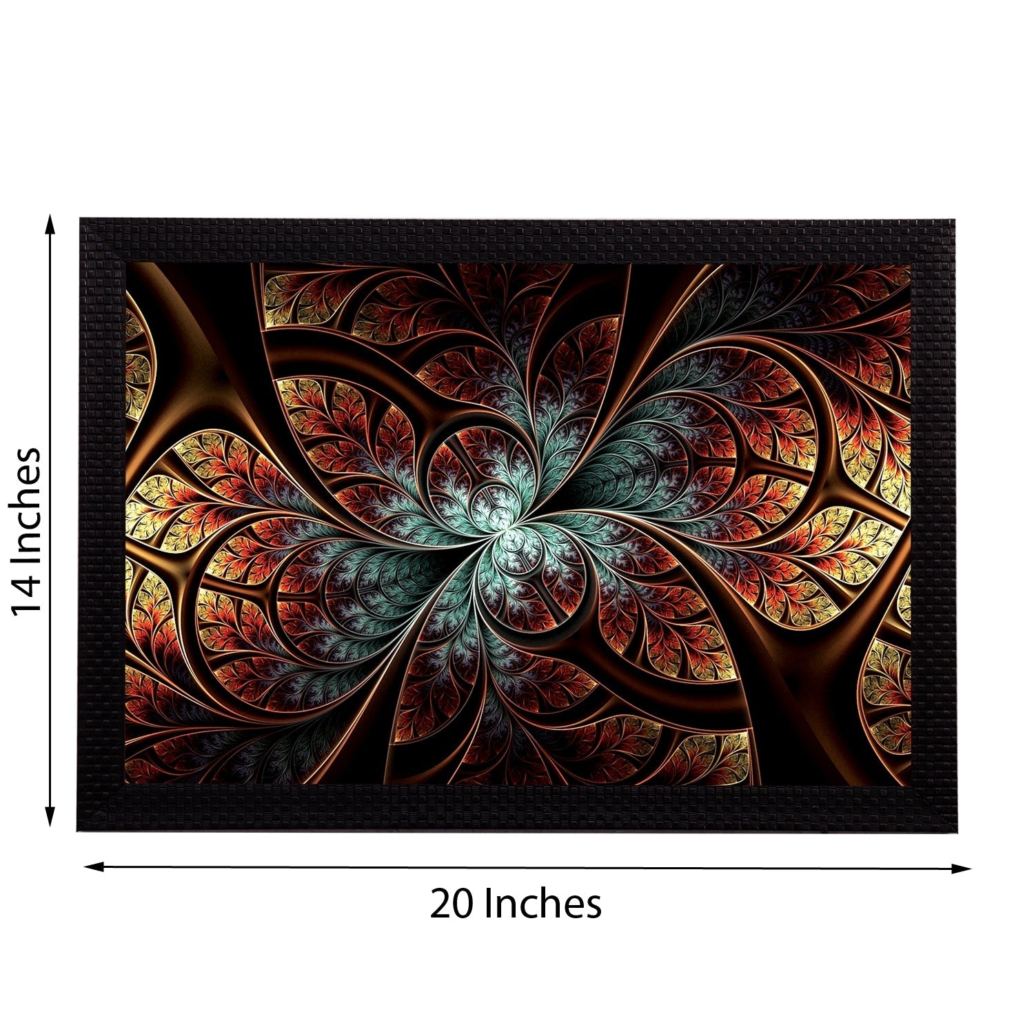 Abstract Brown Satin Matt Texture UV Art Painting Kafalo