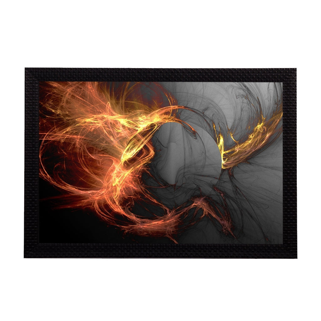 Abstract Fire Satin Matt Texture UV Art Painting Kafalo