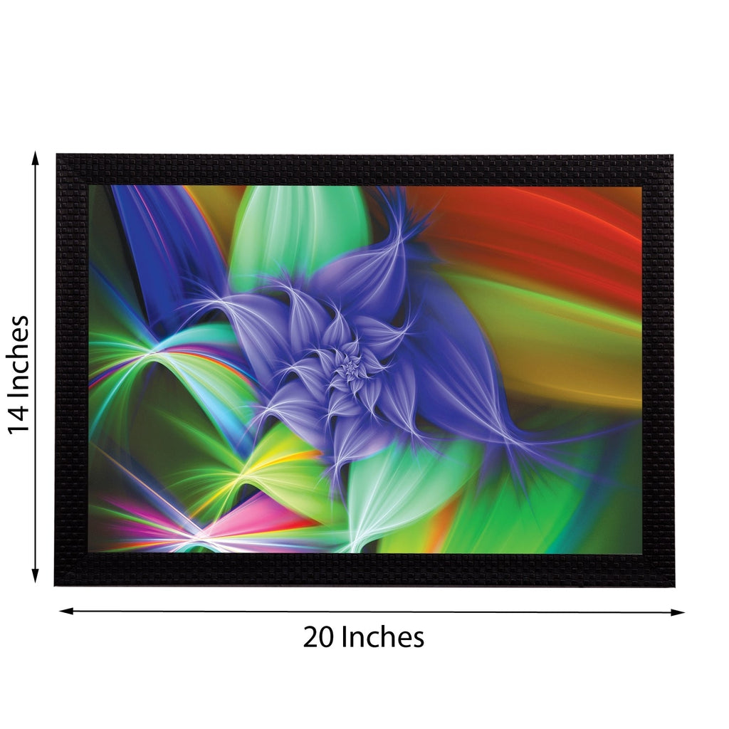 Abstract Floral Satin Matt Texture UV Art Painting Kafalo