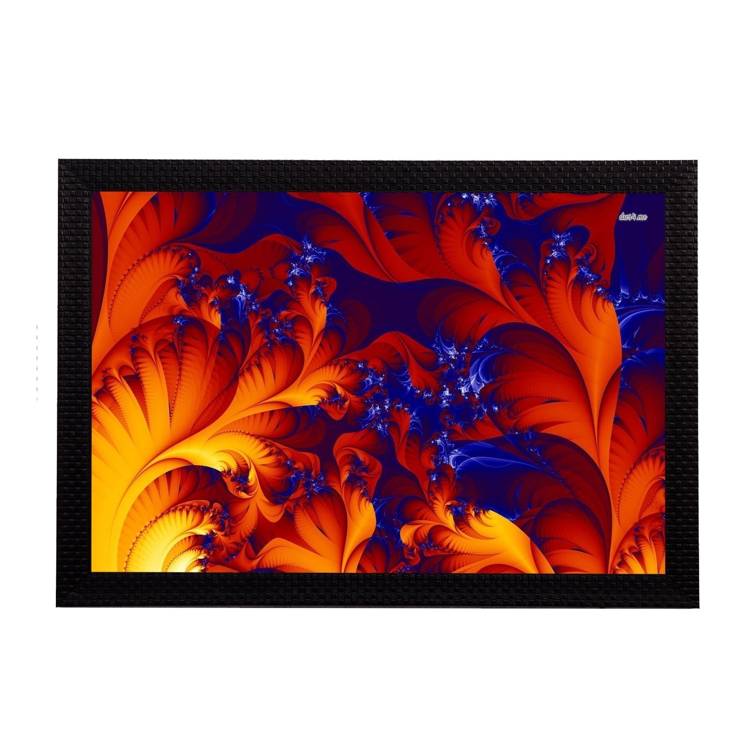 Abstract Orange Satin Matt Texture UV Art Painting Kafalo