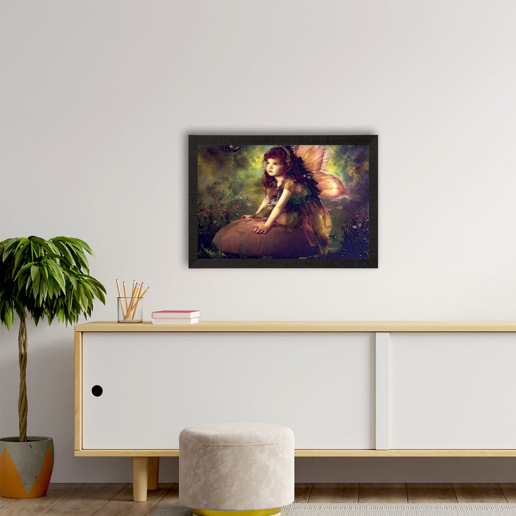 Little Angel Satin Matt Texture UV Art Painting Kafalo