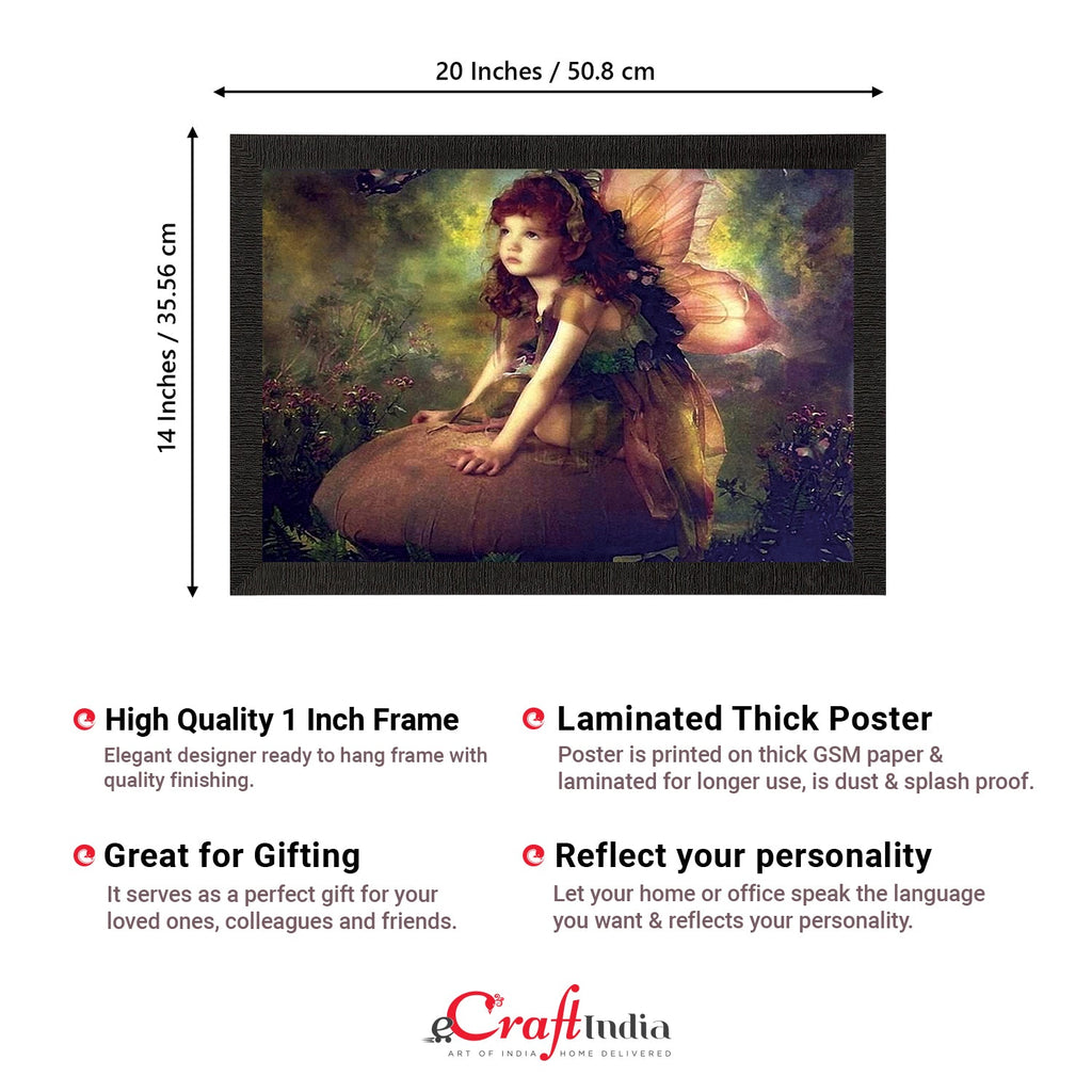 Little Angel Satin Matt Texture UV Art Painting Kafalo