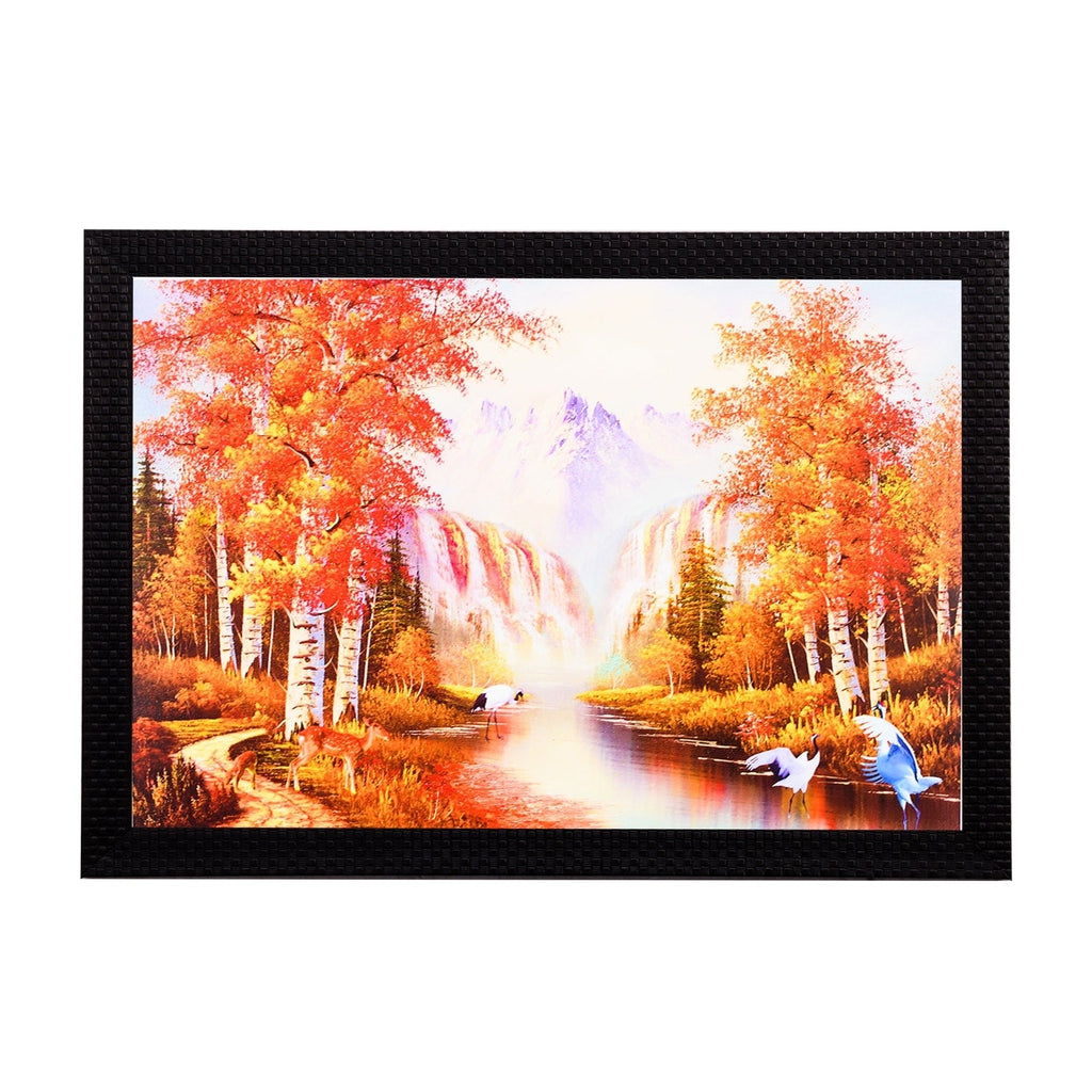Spring View Satin Matt Texture UV Art Painting Kafalo