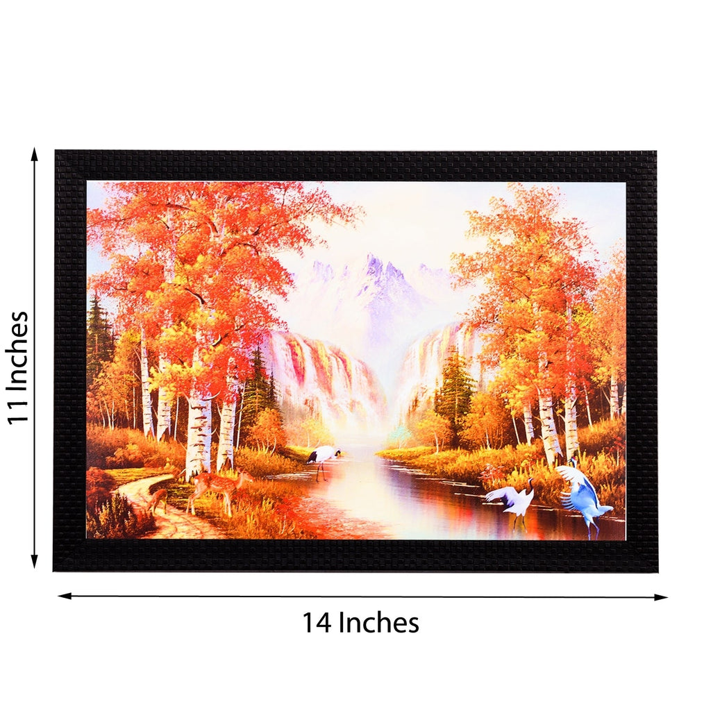 Spring View Satin Matt Texture UV Art Painting Kafalo