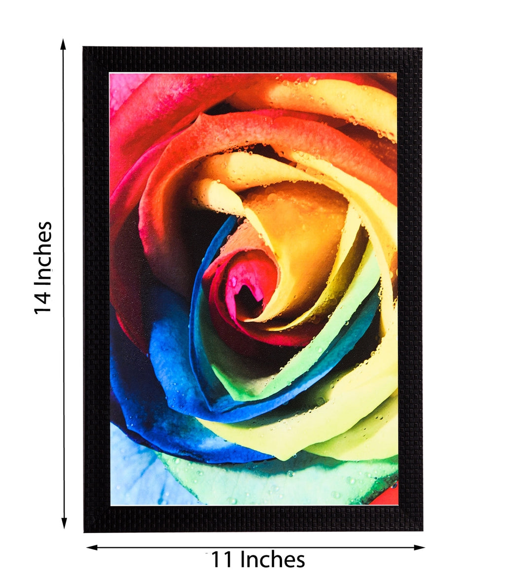 Colorful Rose Satin Matt Texture UV Art Painting Kafalo