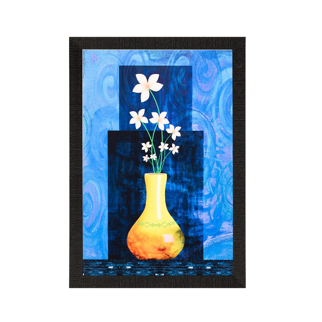 Vase & Flower Satin Matt Texture UV Art Painting Kafalo