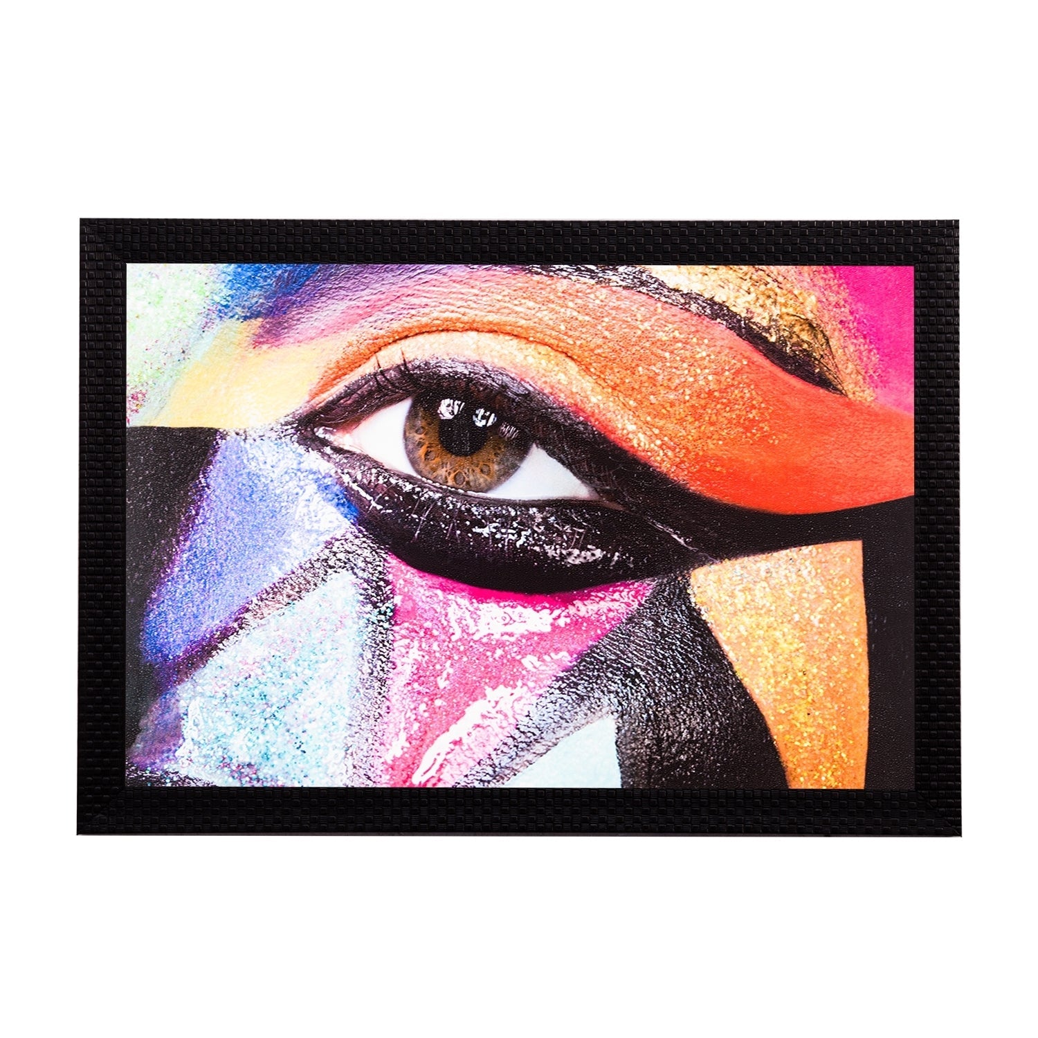 Expressive Eye Satin Matt Texture UV Art Painting Kafalo