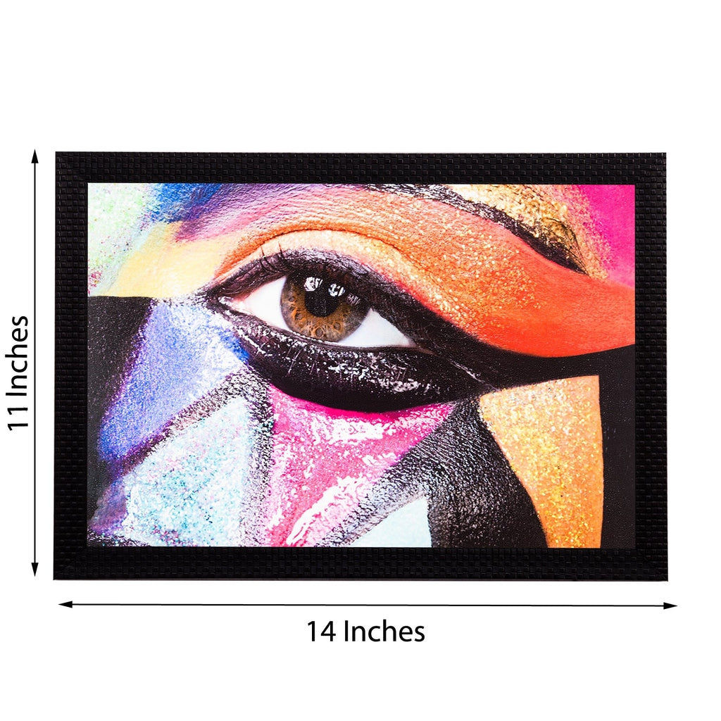 Expressive Eye Satin Matt Texture UV Art Painting Kafalo