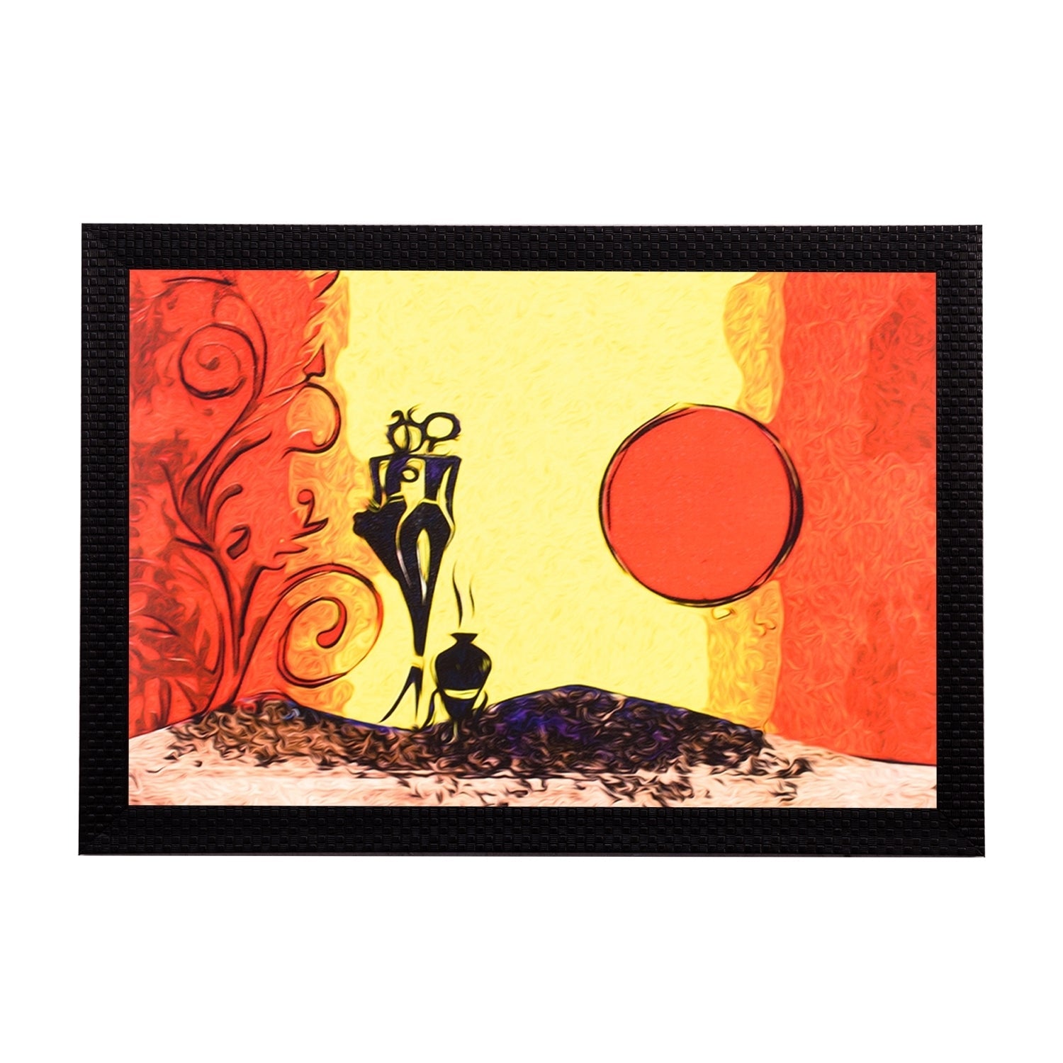 Abstract Dessert Satin Matt Texture UV Art Painting Kafalo