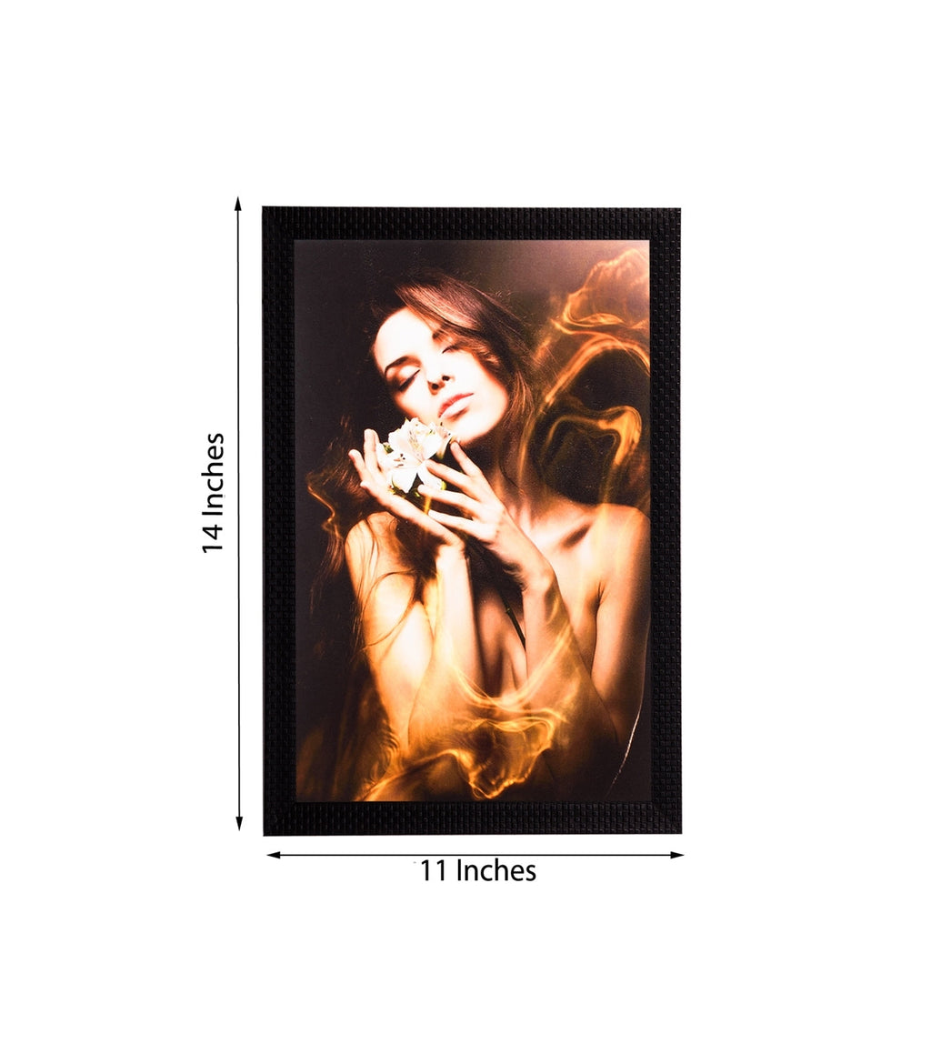 Girl Beauty Satin Matt Texture UV Art Painting Kafalo