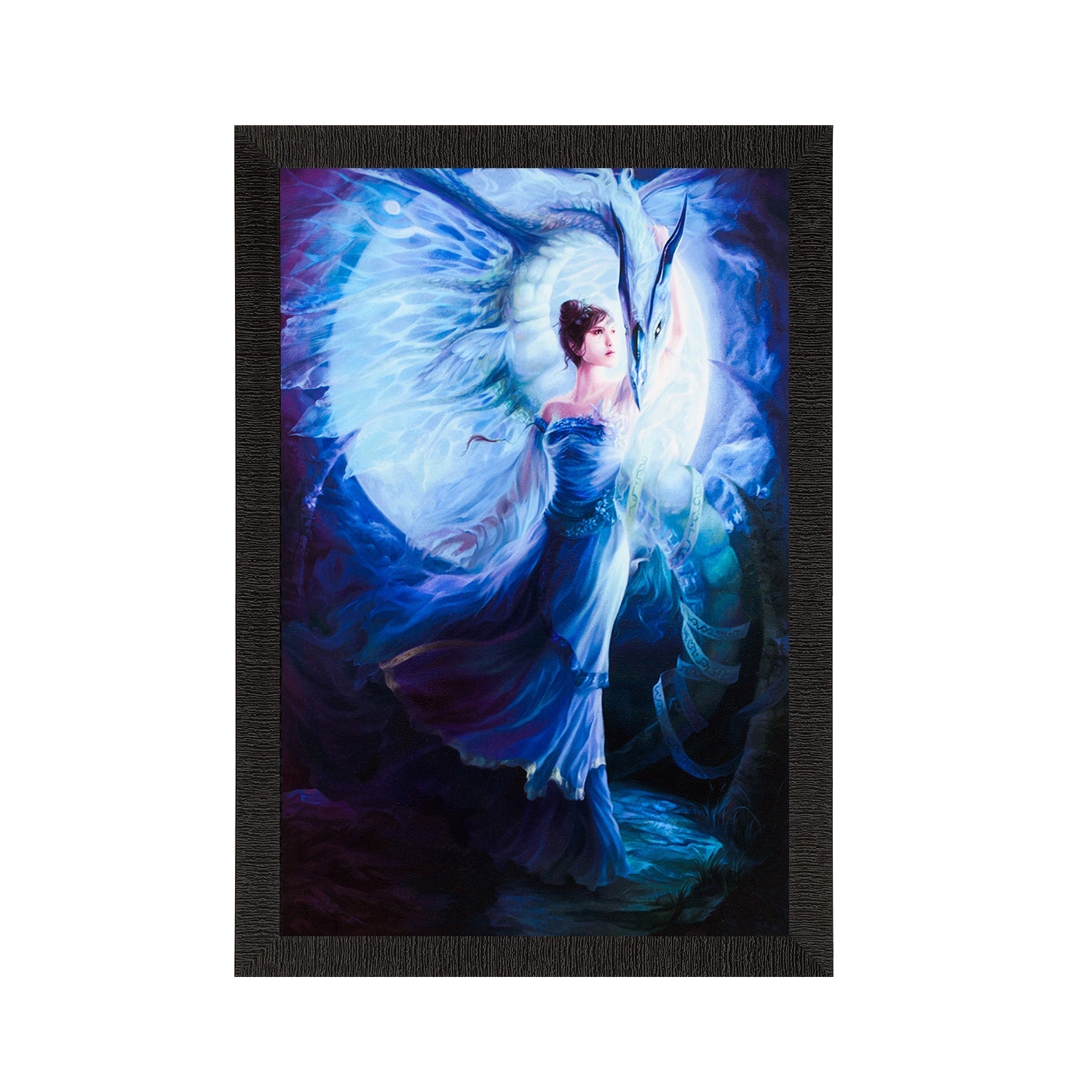 Dancing Girl Satin Matt Texture UV Art Painting Kafalo