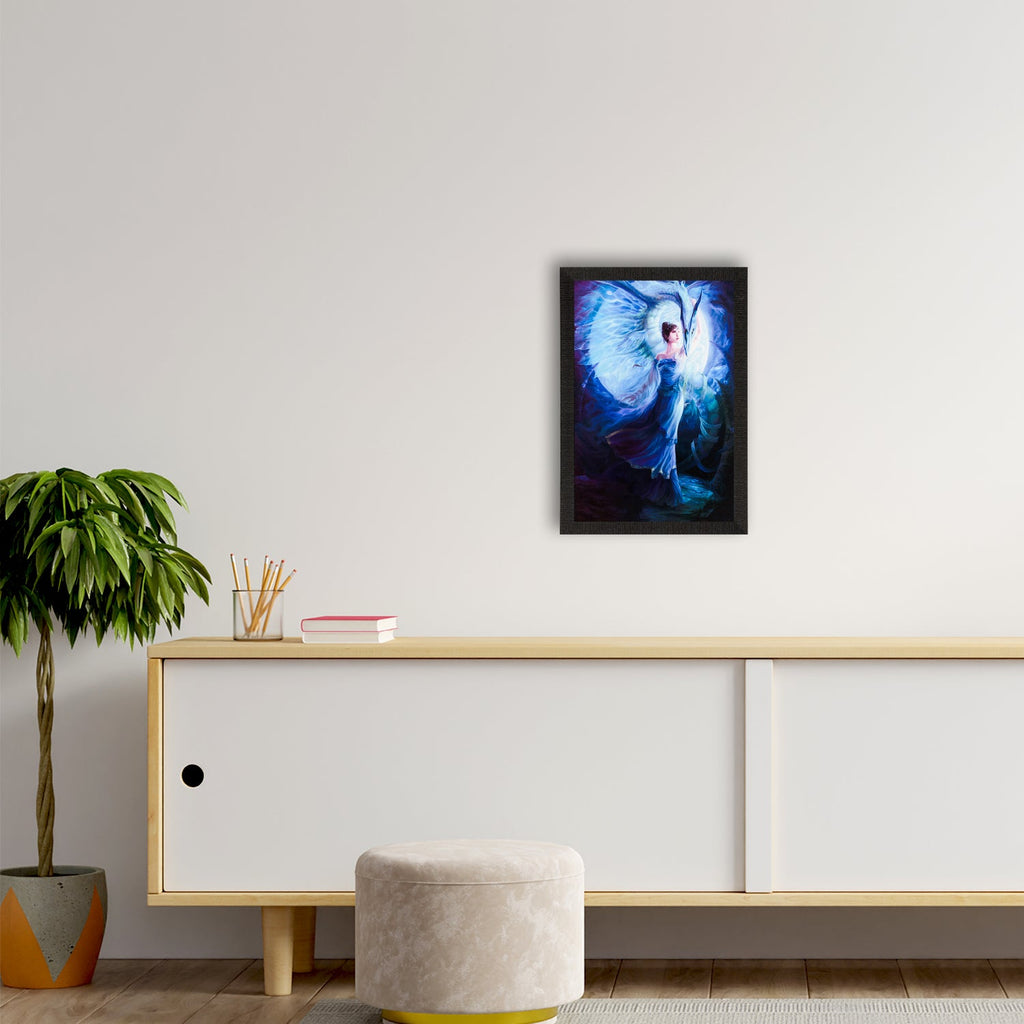 Dancing Girl Satin Matt Texture UV Art Painting Kafalo