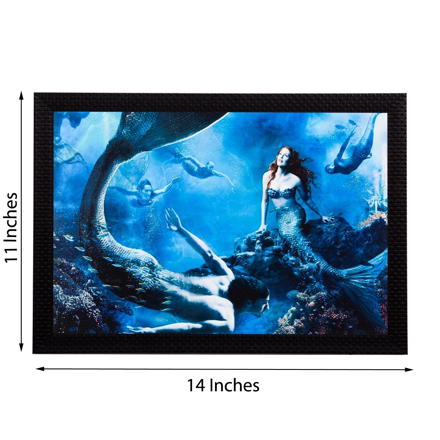 Mermaid Satin Matt Texture UV Art Painting Kafalo