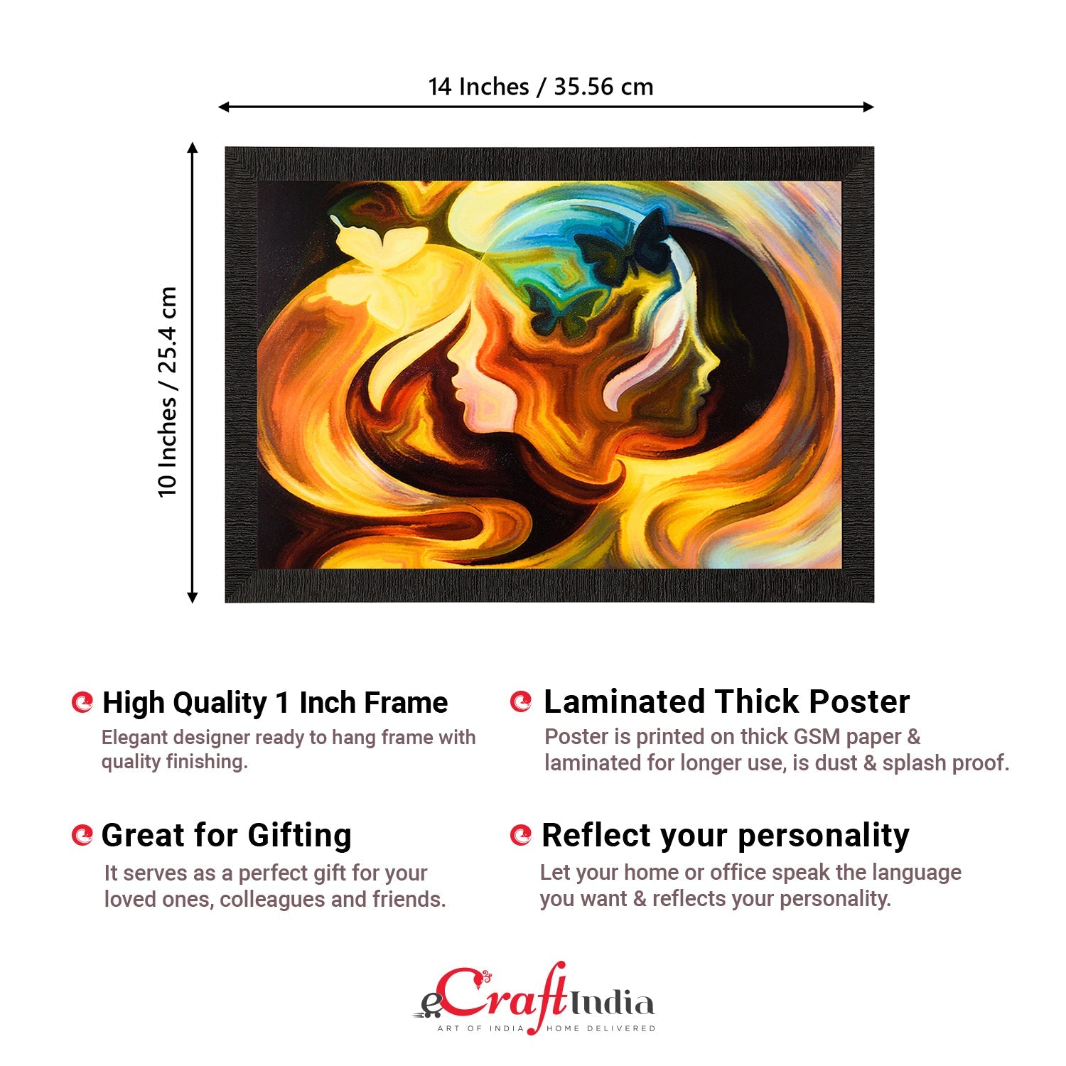 Women Face Abstract Satin Matt Texture UV Art Painting Kafalo