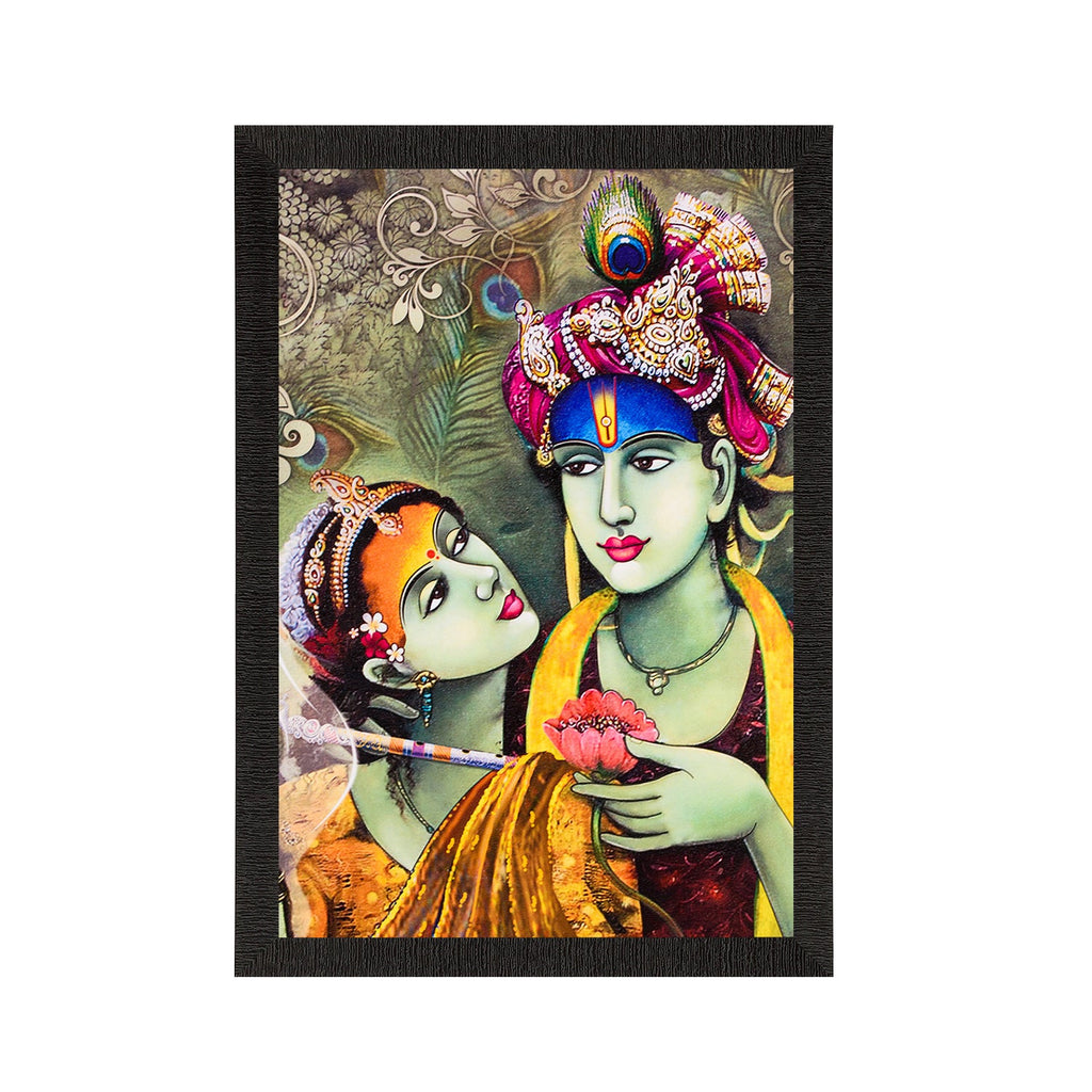 Radha & Krishna Satin Matt Texture UV Art Painting Kafalo
