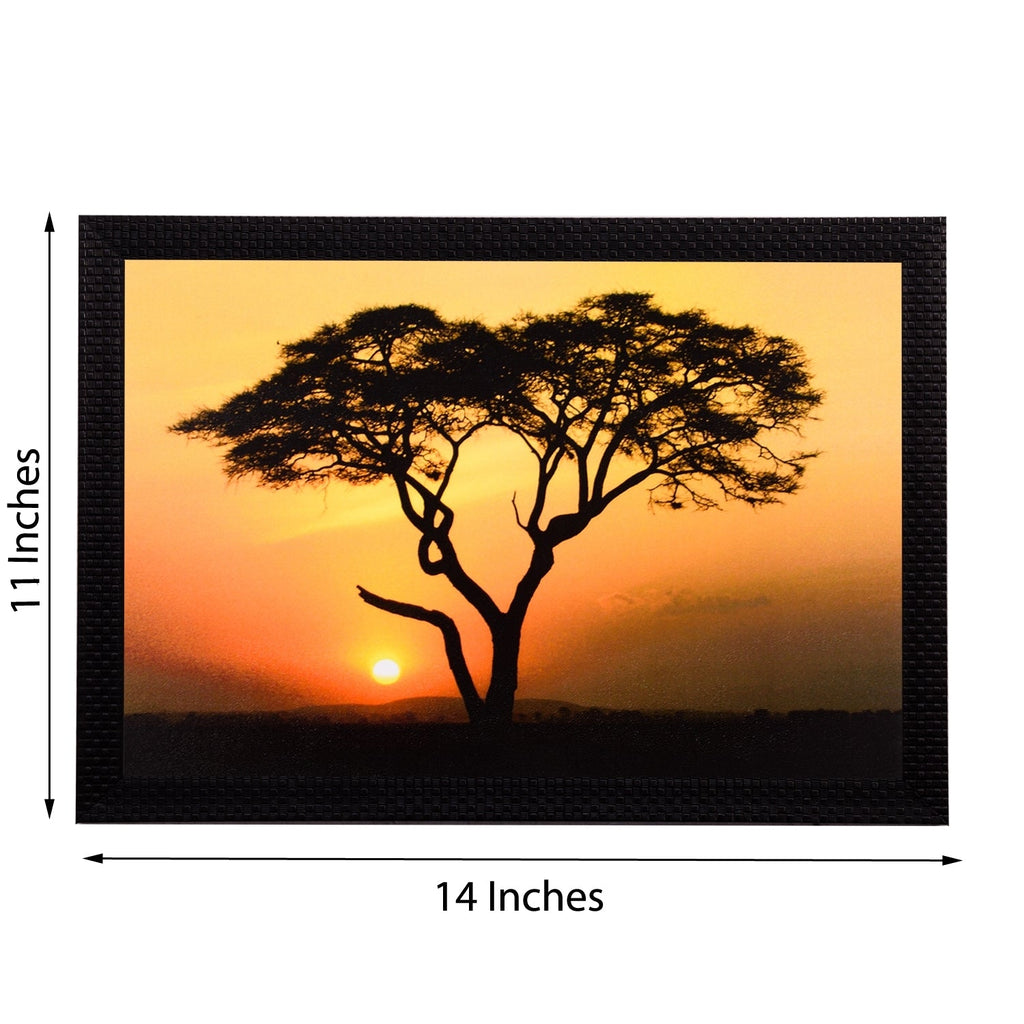 Evening View Satin Matt Texture UV Art Painting Kafalo