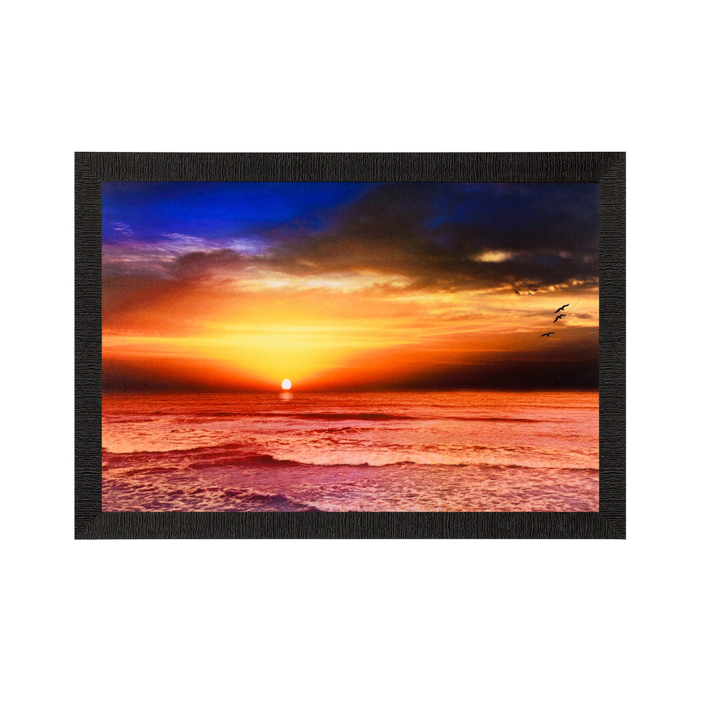 Sunset Satin Matt Texture UV Art Painting Kafalo