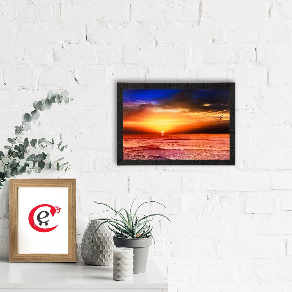 Sunset Satin Matt Texture UV Art Painting Kafalo