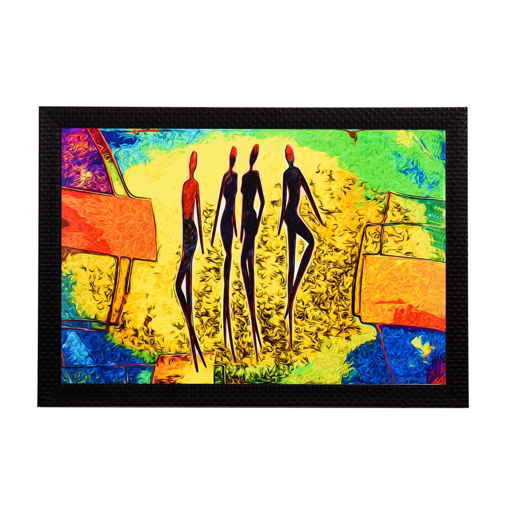 Abstract Figurine Satin Matt Texture UV Art Painting Kafalo