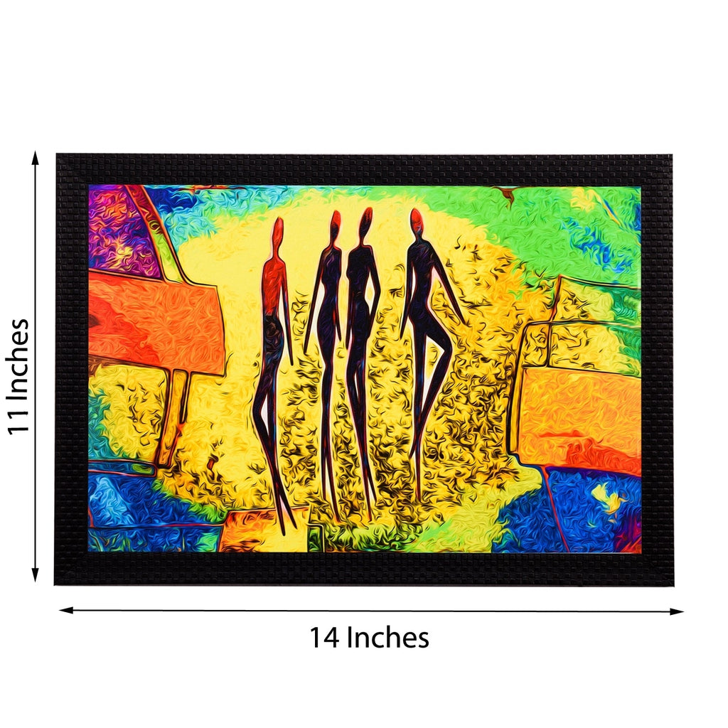 Abstract Figurine Satin Matt Texture UV Art Painting Kafalo