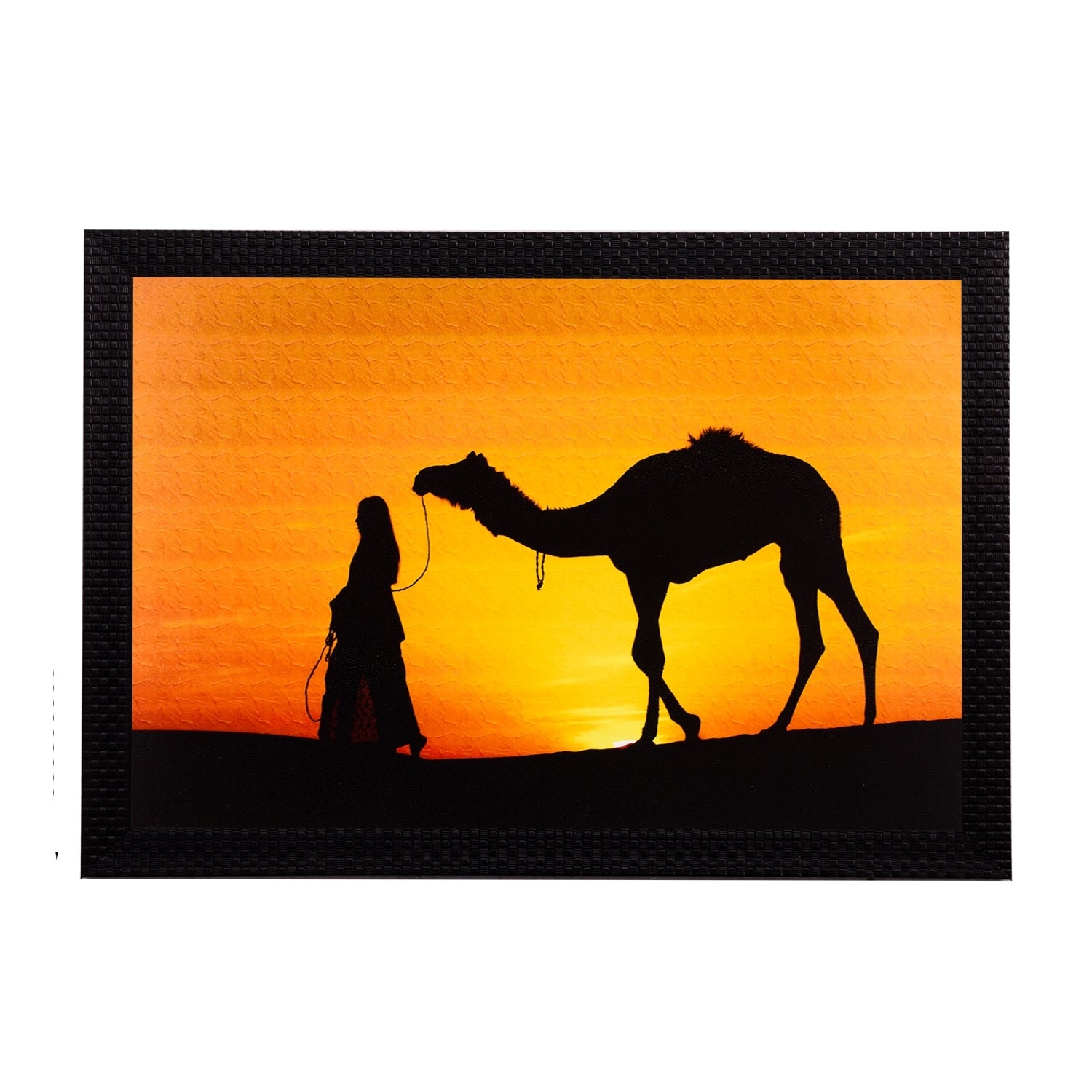Desert Camel Satin Matt Texture UV Art Painting Kafalo