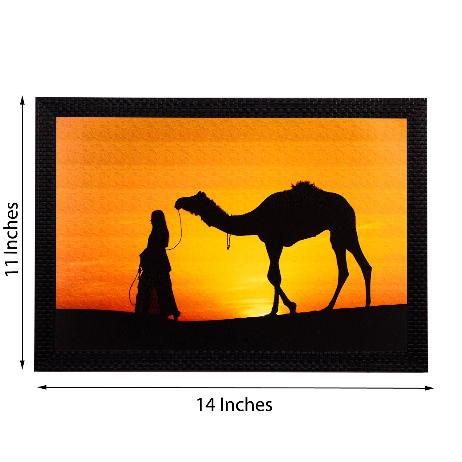 Desert Camel Satin Matt Texture UV Art Painting Kafalo